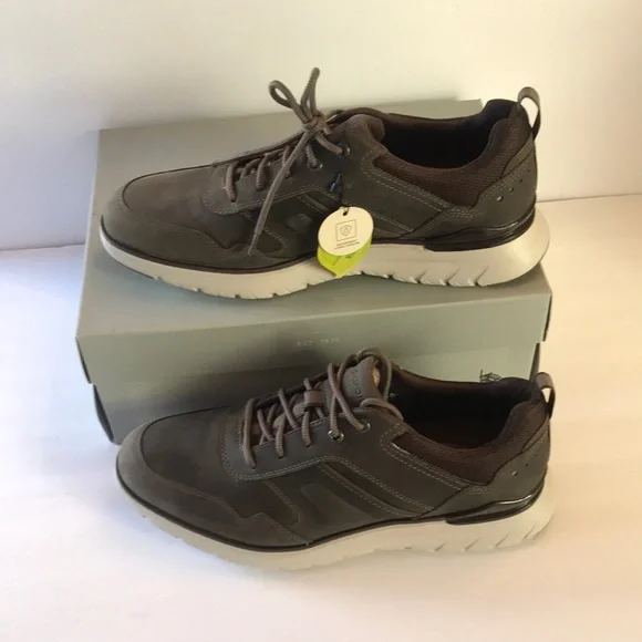 Rockport Mens PulseTech Sport Ubal Sneakers  Size 9.5 Wide Olive & Brown - Picture 7 of 15